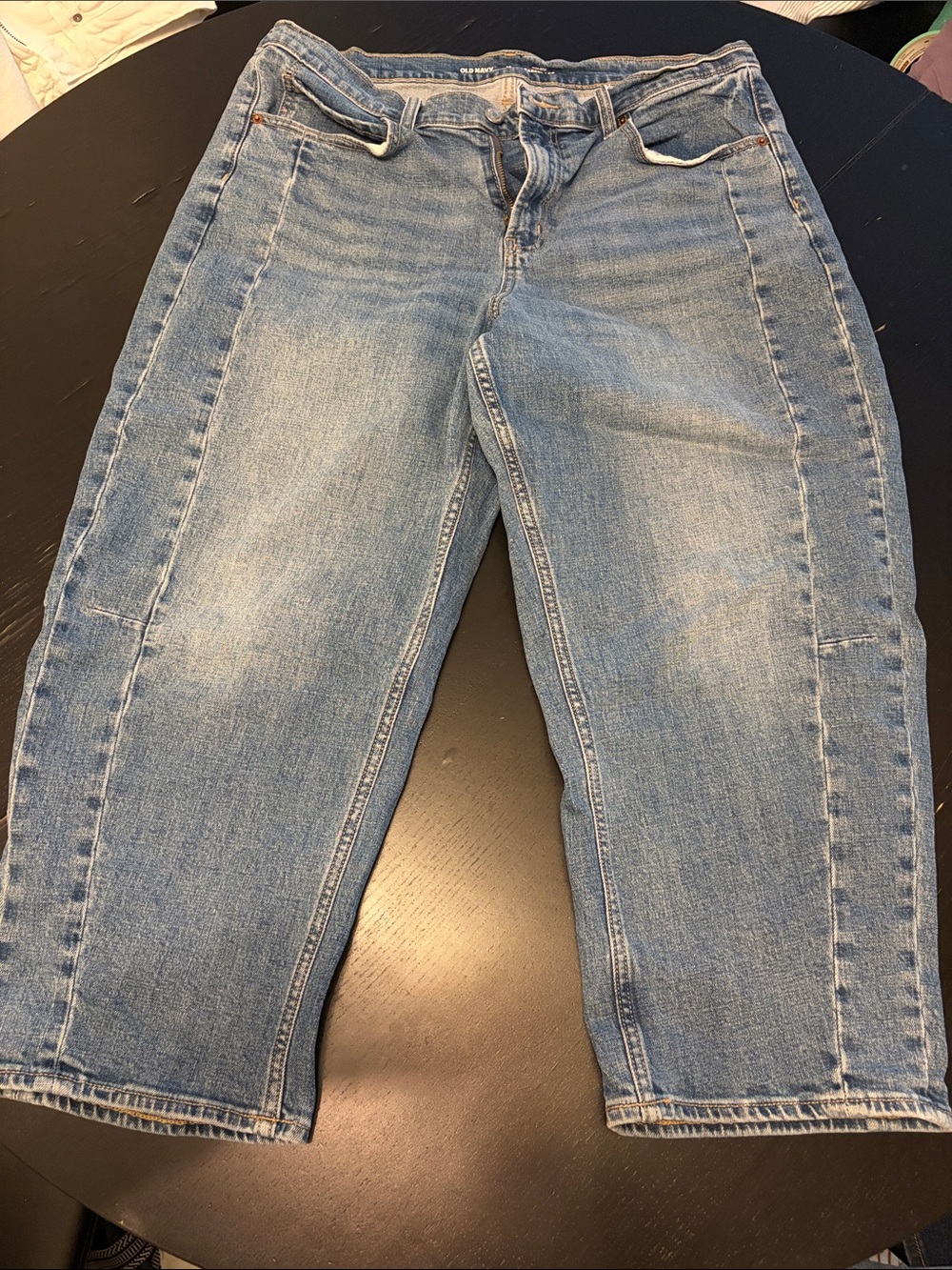 Old Navy Light Blue Denim Jeans - Barrel Leg